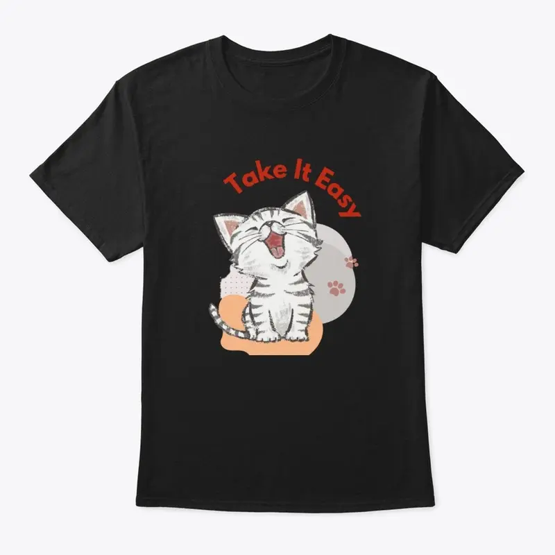 Cute Cat T-shirt design