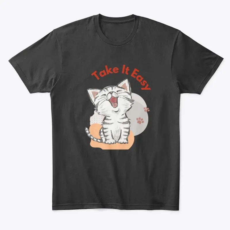 Cute Cat T-shirt design