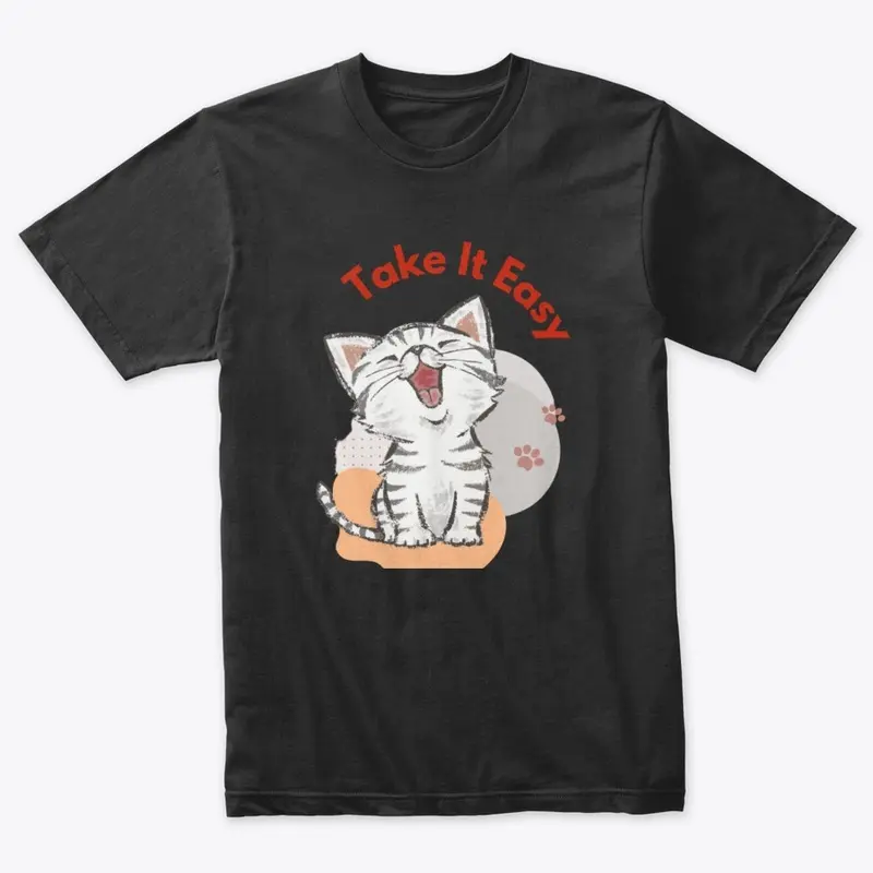 Cute Cat T-shirt design